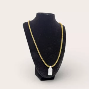 Franco Chain Necklace 10k Gold 25in 3.5mm