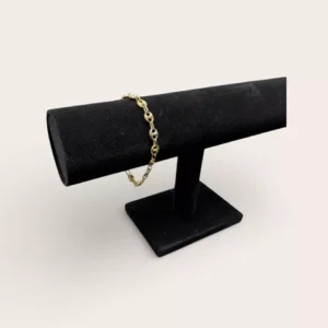 Tricolor Gucci Bracelet 18k Gold 8in 5.6mm